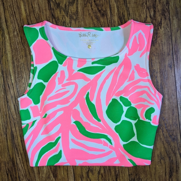 EUC Lilly Pulitzer Neri Top and Shorts Sneaky Tiki Set XXS - Picture 2 of 6